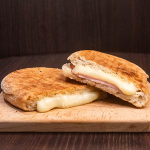 Honey Baked Ham with Mozzarella on Turkish Bread | TSS