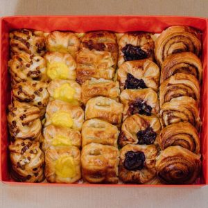 Mini Danish Pastries Platter - 28 Pieces | TSS