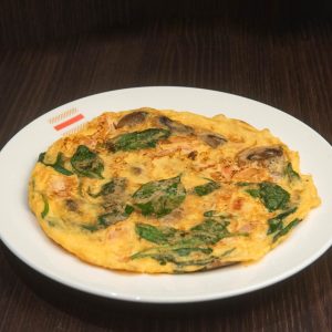Spinach Mushroom and Tomato Omelette | TSS