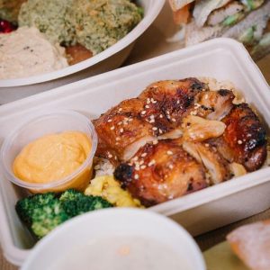 Teriyaki Chicken Hot Box with Brown Rice | TSS